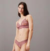 Calvin Klein UNLINED TRIANGLE, LKO Pembe Kadın Bralet