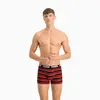 Puma PUMA HERITAGE STRIPE BOXER 2P red / blac Kırmızı/Siyah Erkek 2'li Boxer