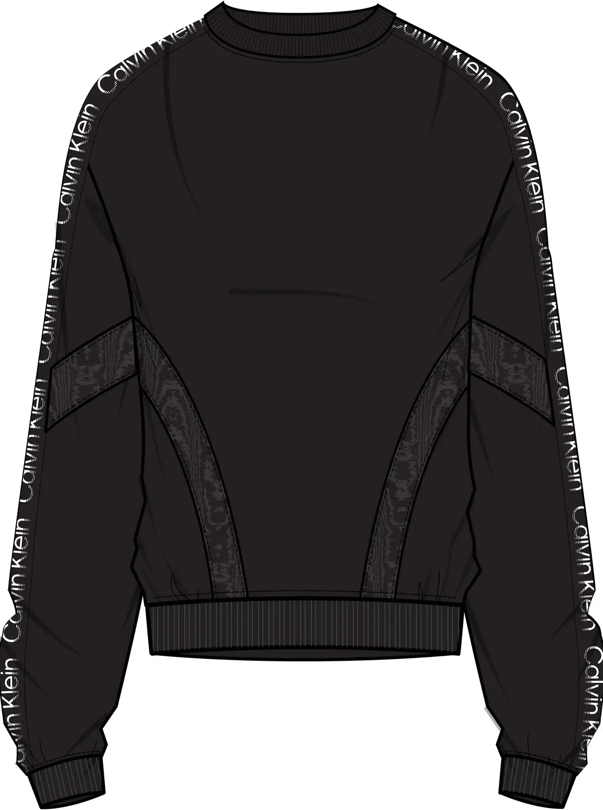 Calvin Klein PW - Pullover Kadın Siyah Sweatshirt