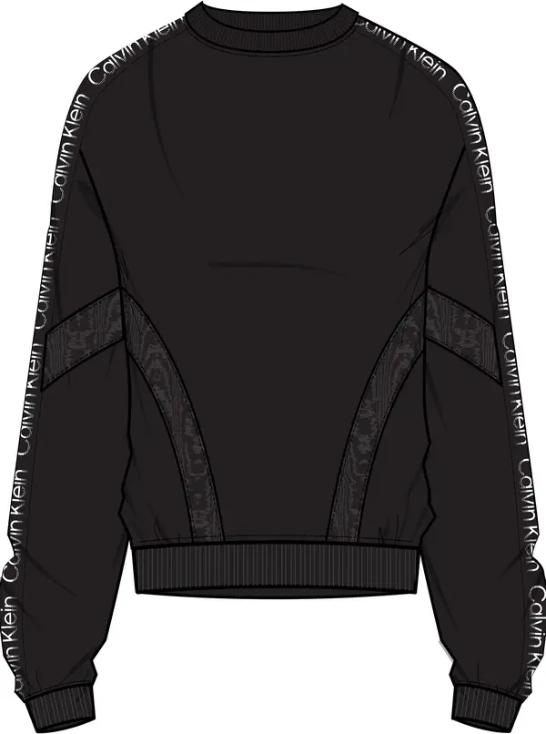 Calvin Klein PW - Pullover Kadın Siyah Sweatshirt