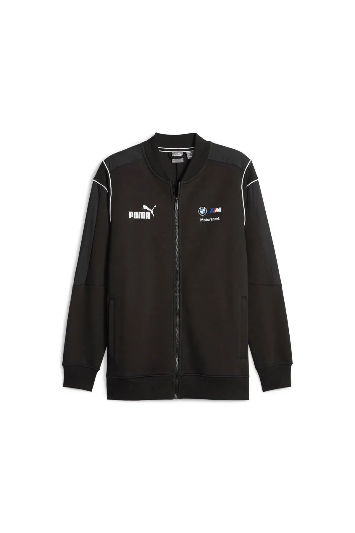 Puma BMW MMS MT7 Sweat Jacket Siyah Erkek Fermuarlı Sweatshirt