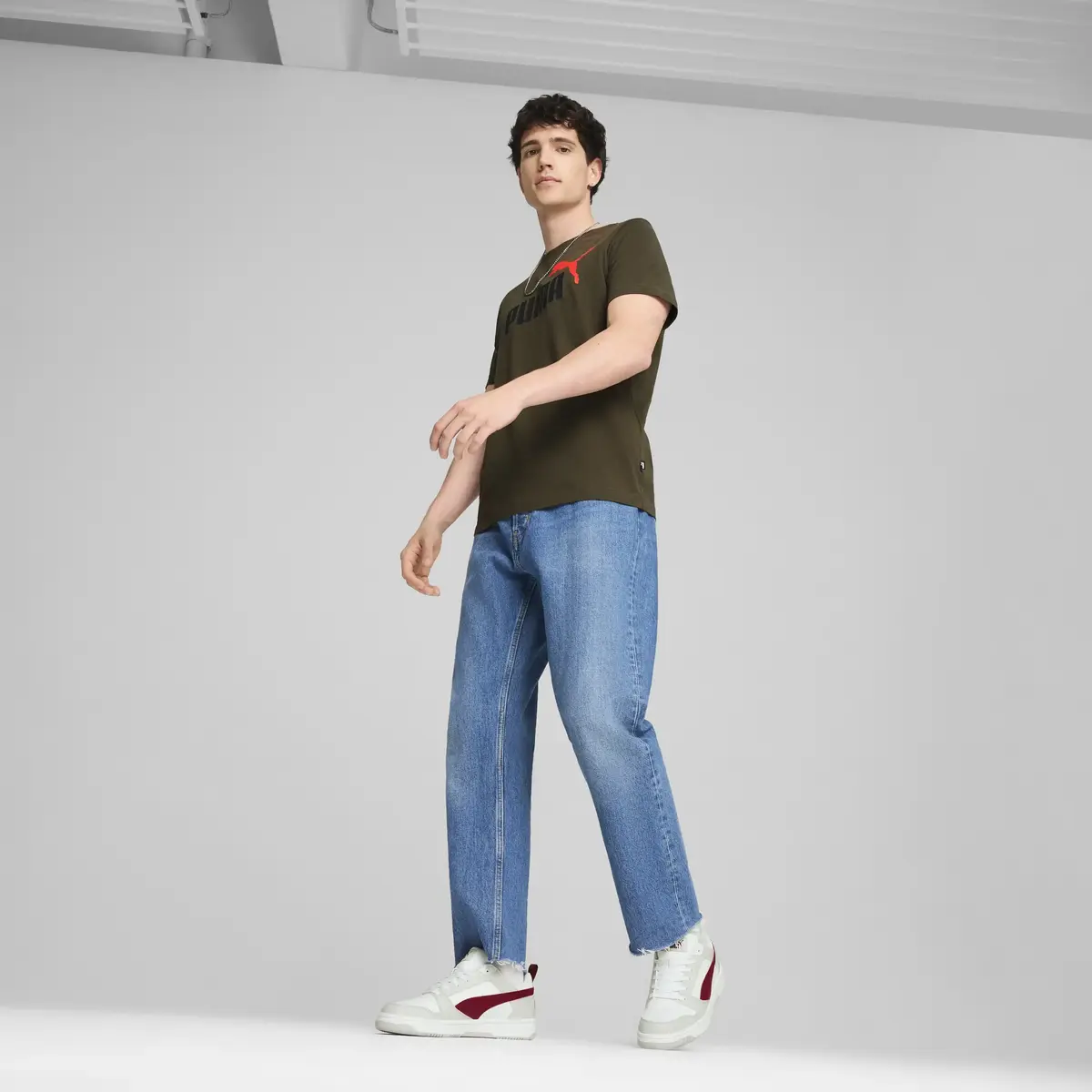 Puma Rebound v6 Low Beyaz Unisex Günlük Spor Ayakkabı