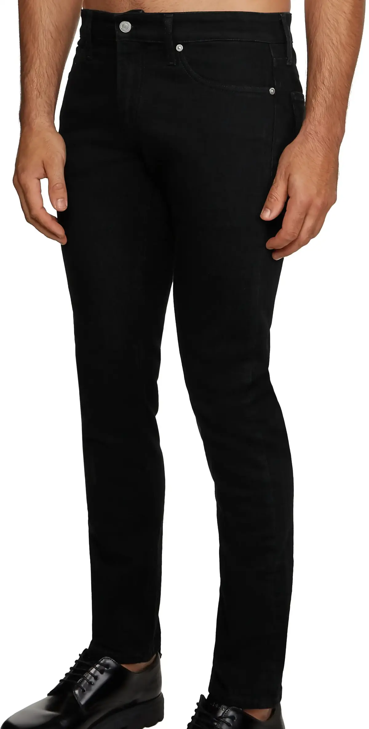 Calvin Klein SLIM NIGHT BLACK Erkek Siyah Kot Pantolon