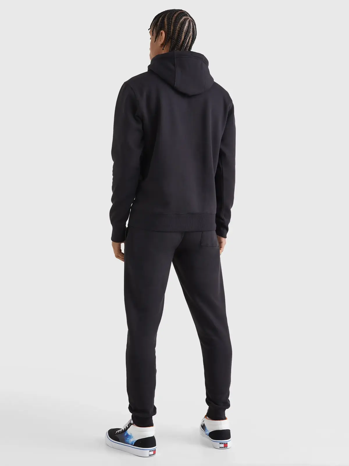 Tommy Hilfiger TJM REGULAR FLEECE H Erkek Siyah Sweatshirt