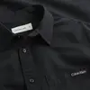 Calvin Klein LINEN COTTON SHIRT, BEH Siyah Erkek Gömlek