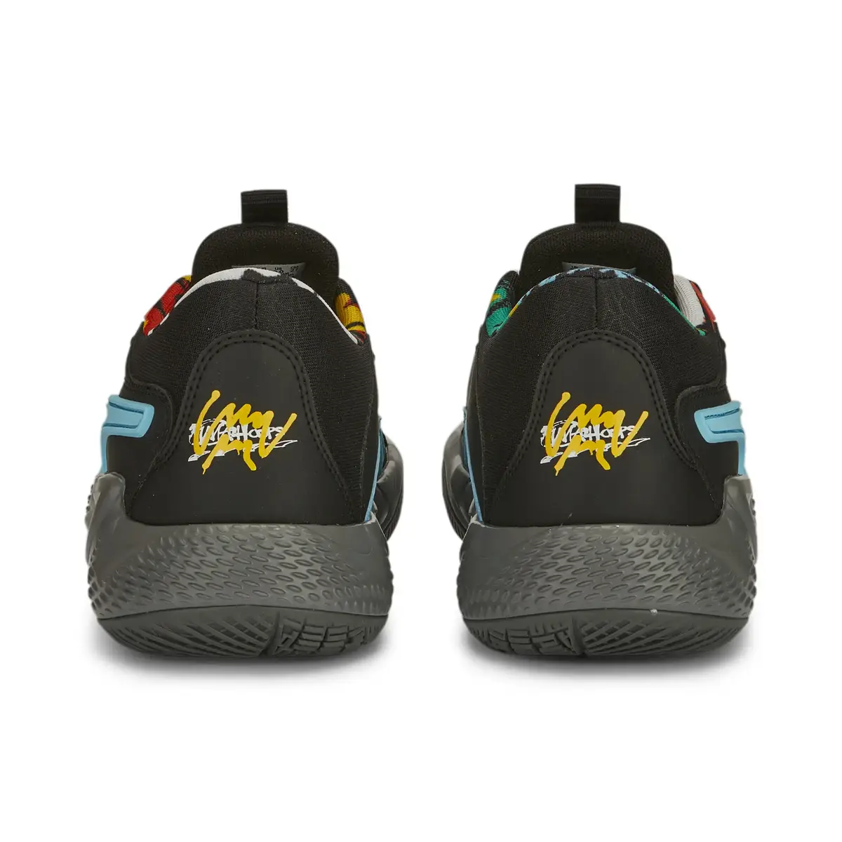 Puma Court Rider Chaos Block Party Siyah Erkek/Unisex Basketbol Ayakkabısı