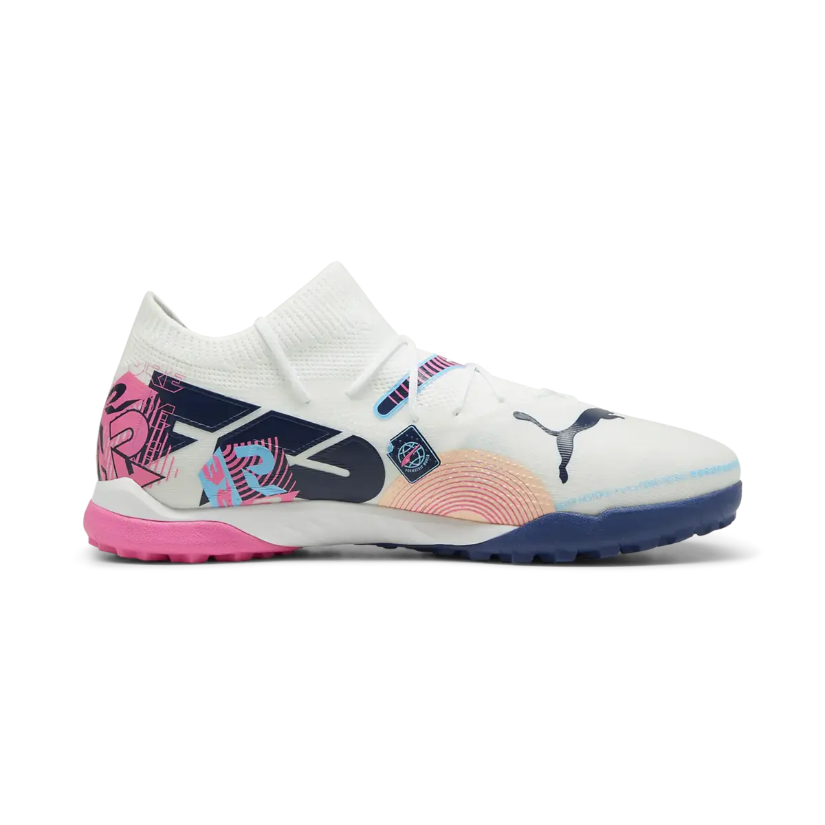 Puma FUTURE 7 MATCH VOL. UP TT Beyaz Unisex Halı Saha Ayakkabısı