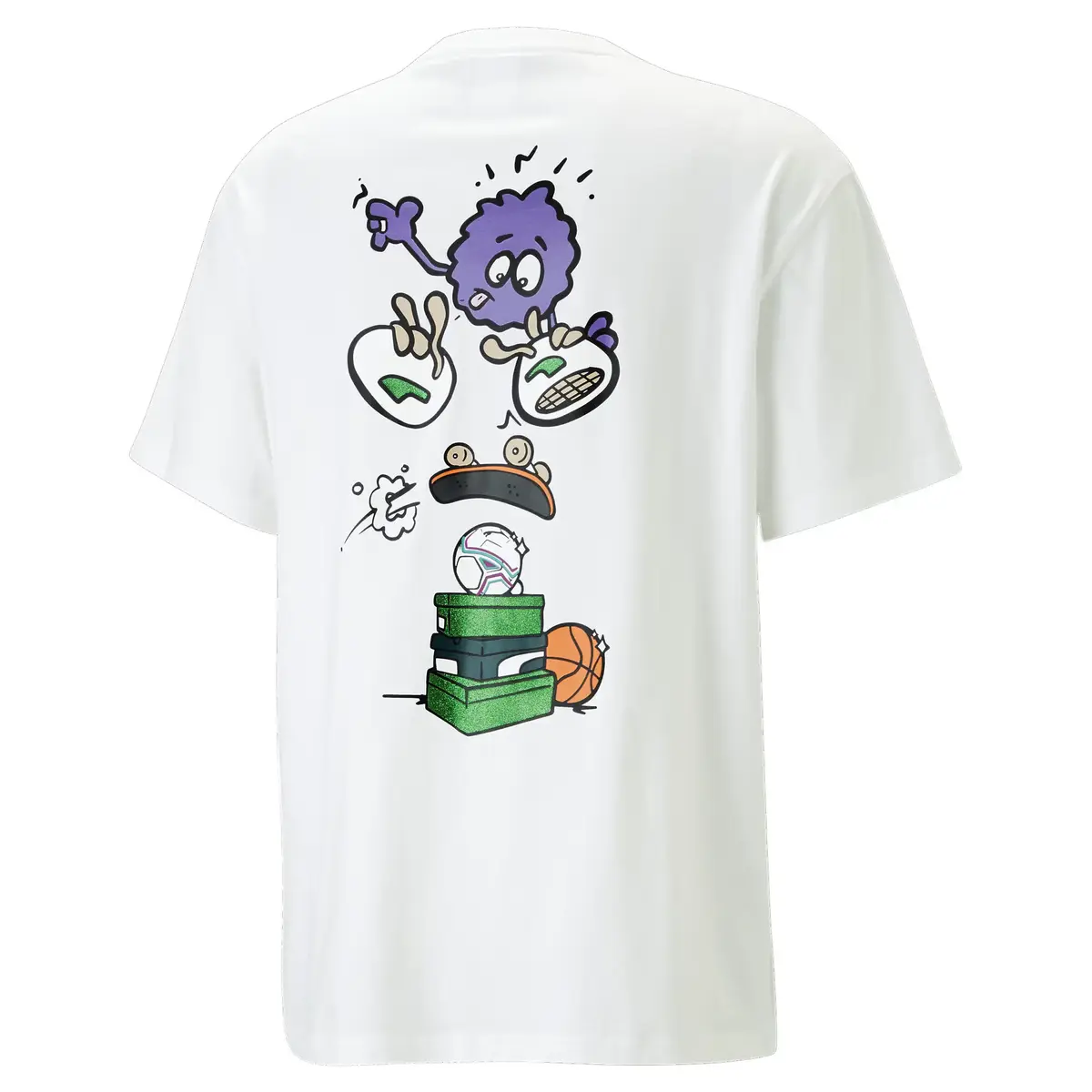 Puma PUMA X 8ENJAMIN Graphic Tee Beyaz Erkek T-Shirt