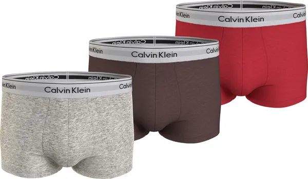 Calvin Klein TRUNK 3PK Erkek Kırmızı Boxer Set