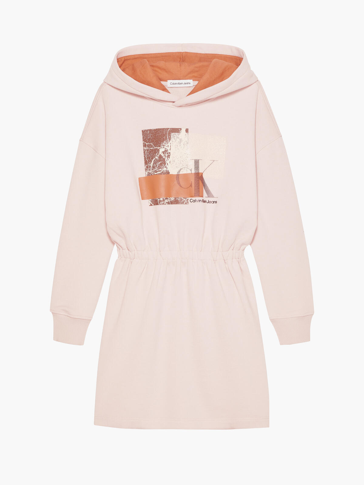 Calvin Klein LAYERED MONOGRAM PEP Kadın Pembe Elbise