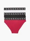 Calvin Klein 3PK BIKINI Kadın Kırmızı Bikini Külot Set