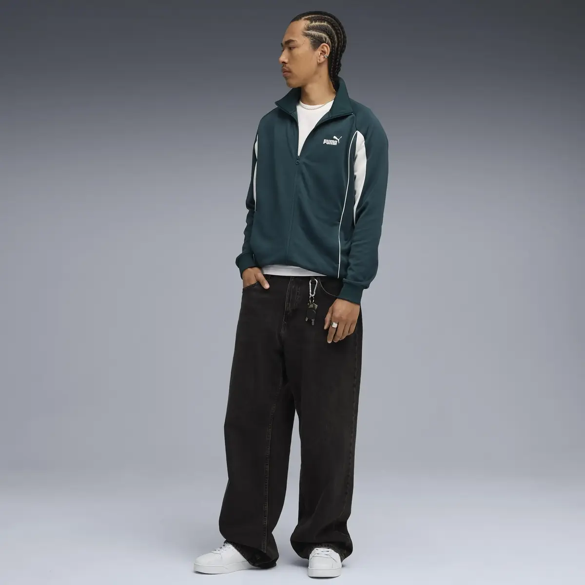 Puma PUMA SPORT Poly Track Jacket Yeşil Erkek Ceket