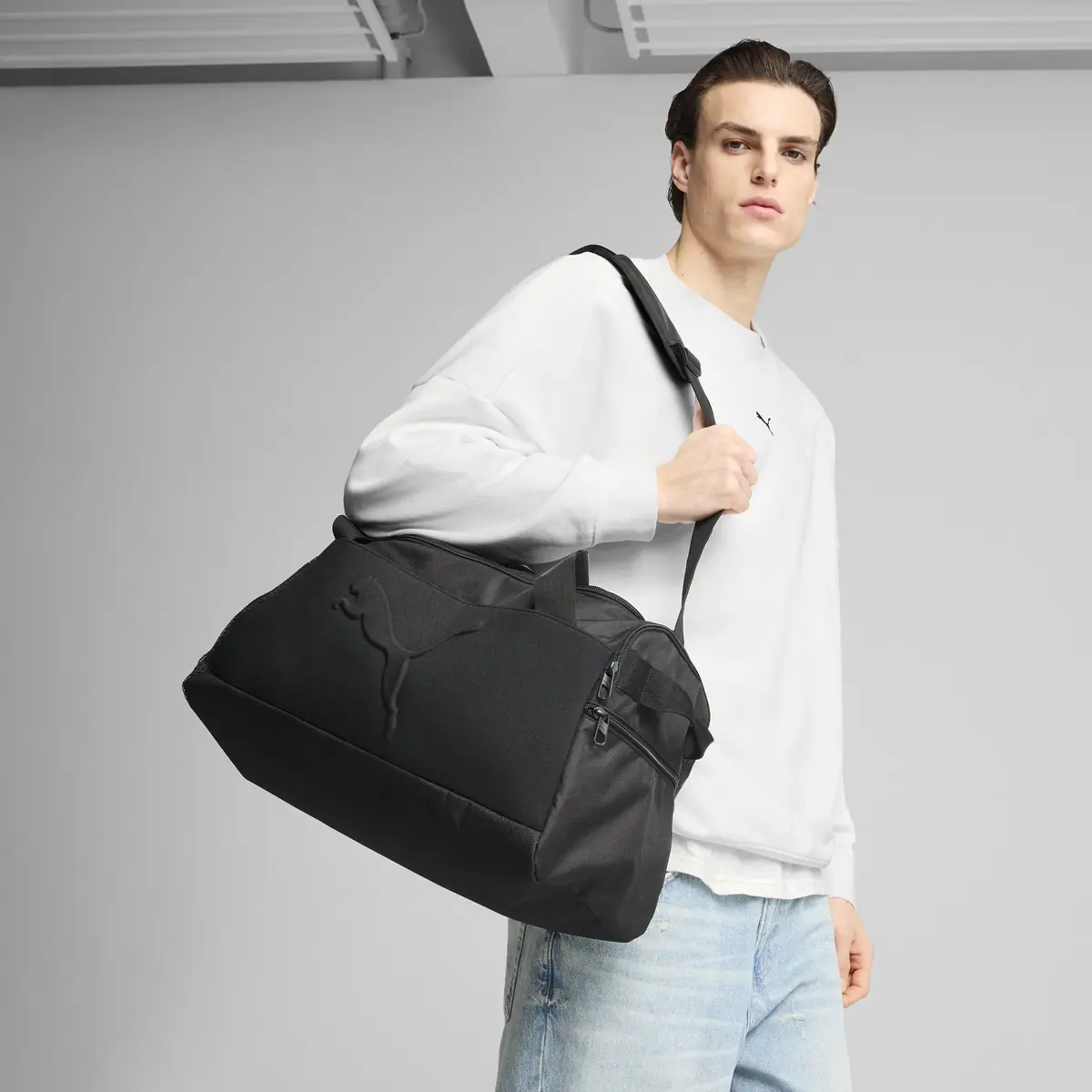 PUMA BUZZ Small Sports Bag Siyah Unisex Spor Çantası