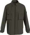 Calvin Klein LIGHT SHIRT JACKET Erkek Haki Mont