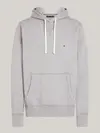 Tommy Hilfiger ESSENTIAL FLEECE HOO Erkek Gri Sweatshirt