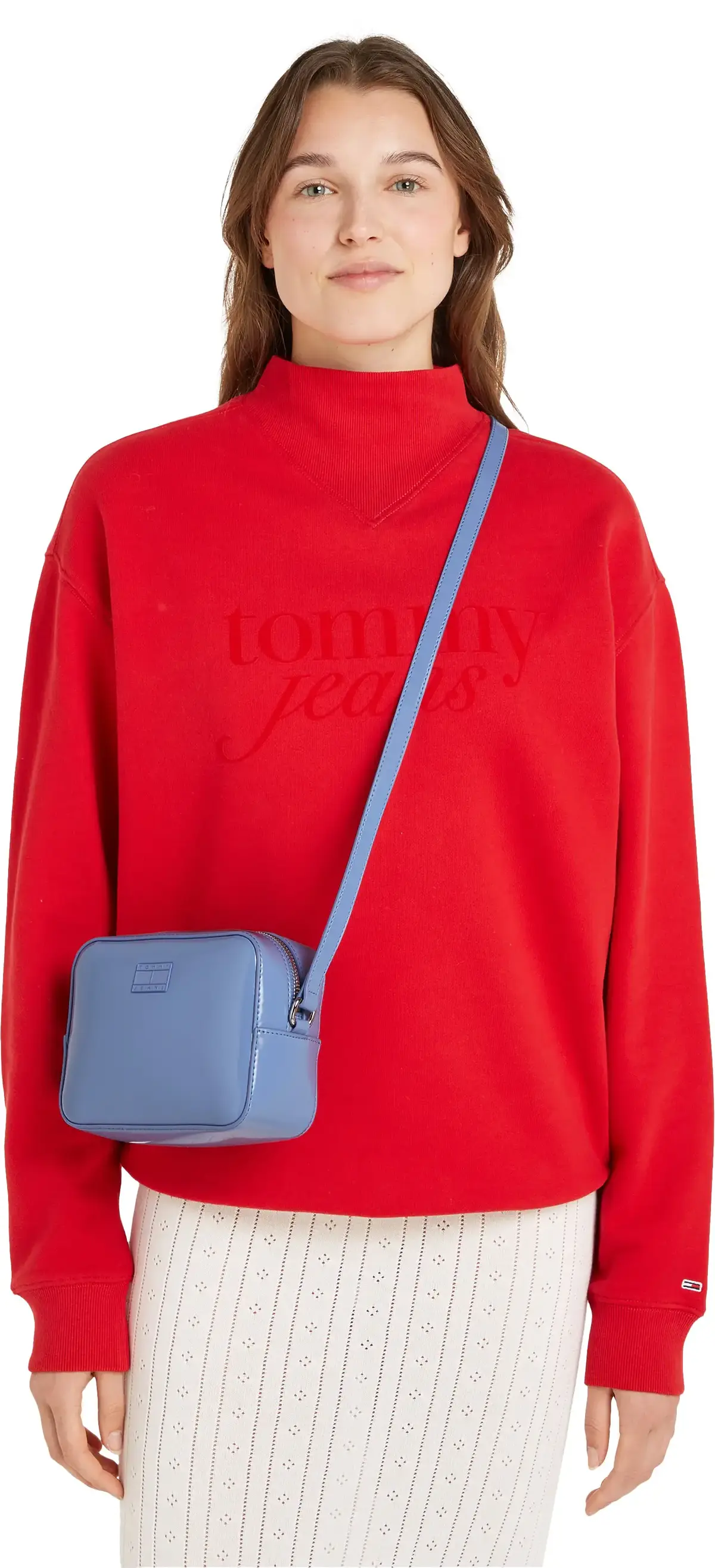 Tommy Hilfiger TJW ESS MUST CAMERA, C33 Mavi Kadın Çanta & Cüzdan