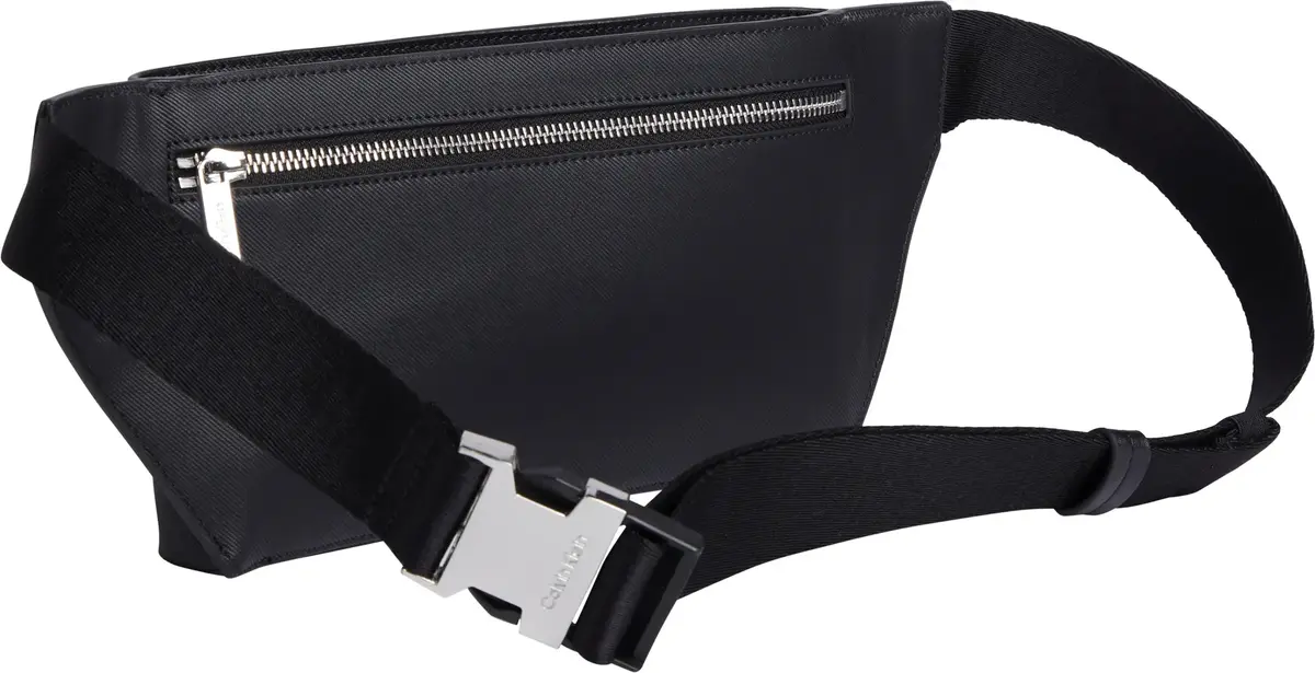 Calvin Klein CK EST. PU WAISTBAG Erkek Siyah Bel Çanta