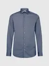 Calvin Klein POPLIN EASY IRON FIT Erkek Mavi Gömlek