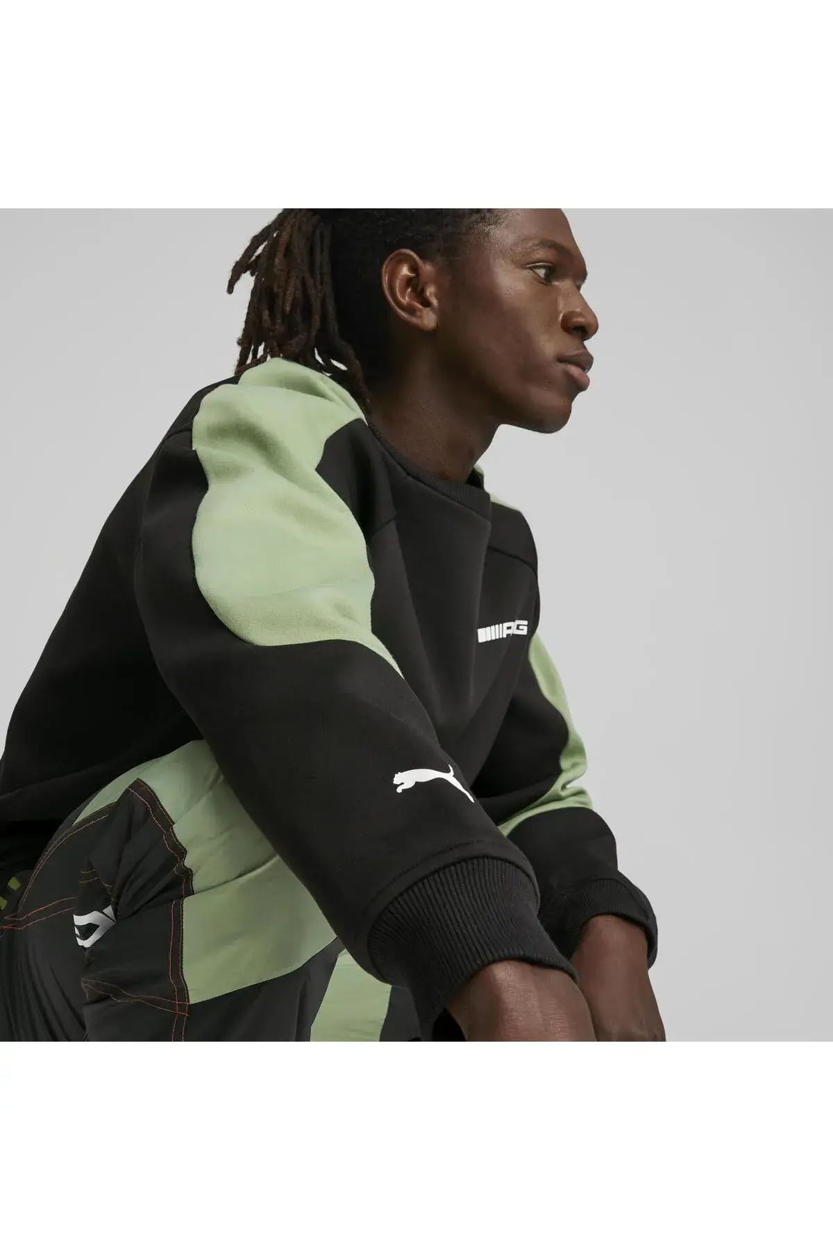 Puma AMG Crew Neck Siyah Erkek Sweatshirt