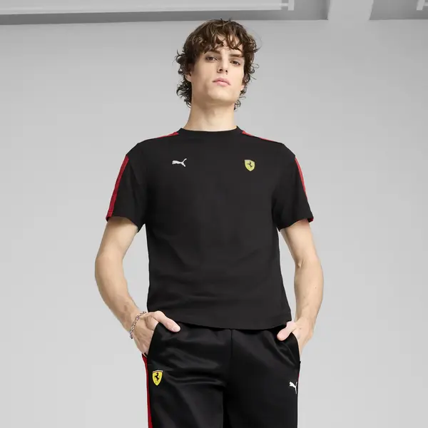 PUMA Ferrari Race MT7 Tee Siyah Erkek T-Shirt