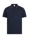 Calvin Klein STRETCH PIQUE TIPPIN Lacivert Erkek Polo Yaka Tişört