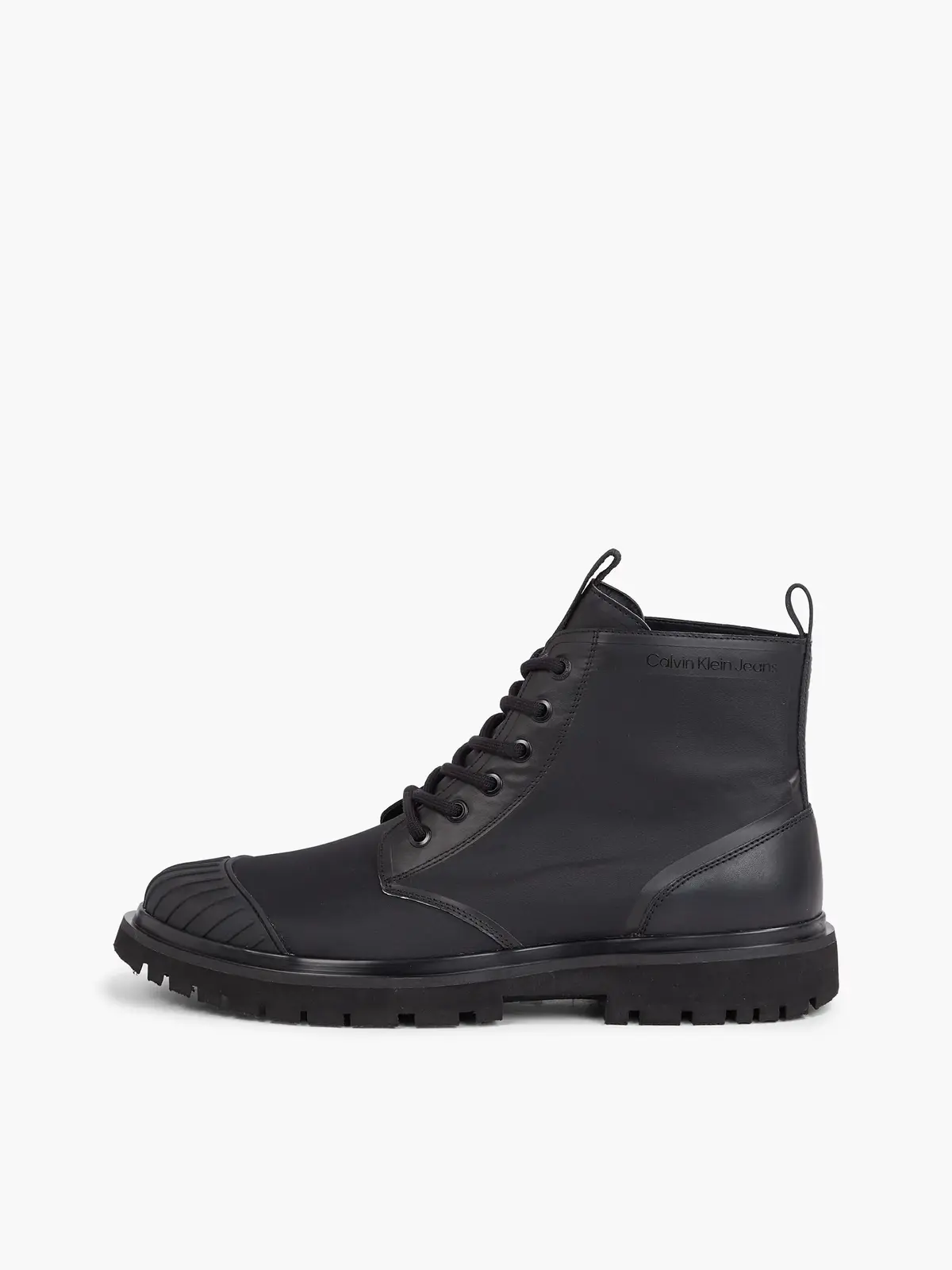 Calvin Klein EVA LACEUP BOOT MID Erkek Siyah Bot