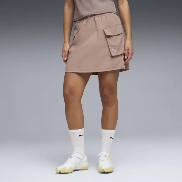 Puma WARDROBE ESS WV Cargo Skirt Pembe Kadın Etek