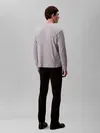 Calvin Klein LS WAFFLE BADGE CREW, RO2 Gri Erkek Sweatshirt