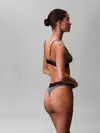 Calvin Klein LIGHTLY LINED TRIANG Siyah Kadın CK Logolu Sütyen