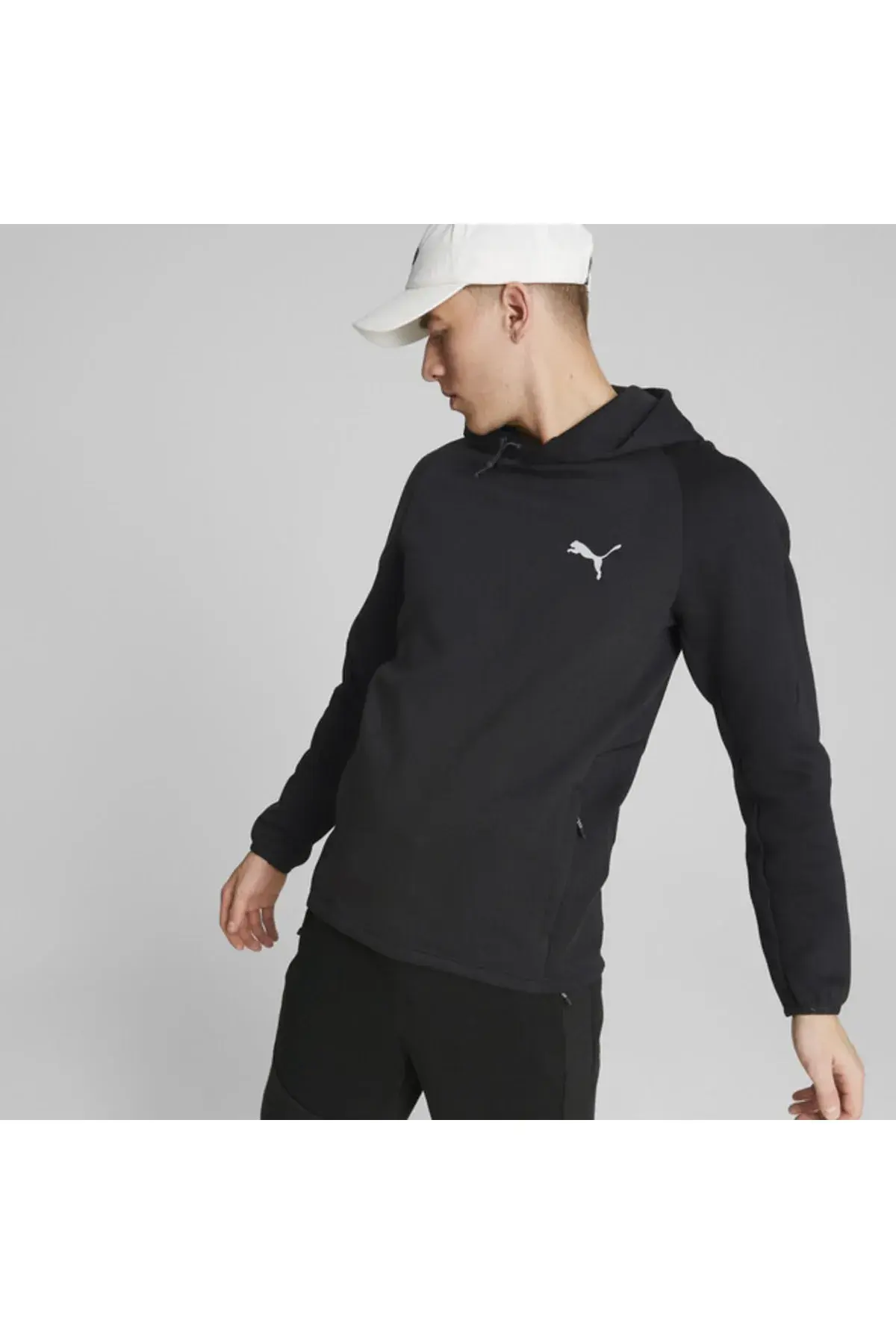 Puma Evostripe Hoodie Siyah Erkek Hoodie