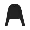 Puma W Cloudspun Zip LS Siyah Kadın Sweatshirt
