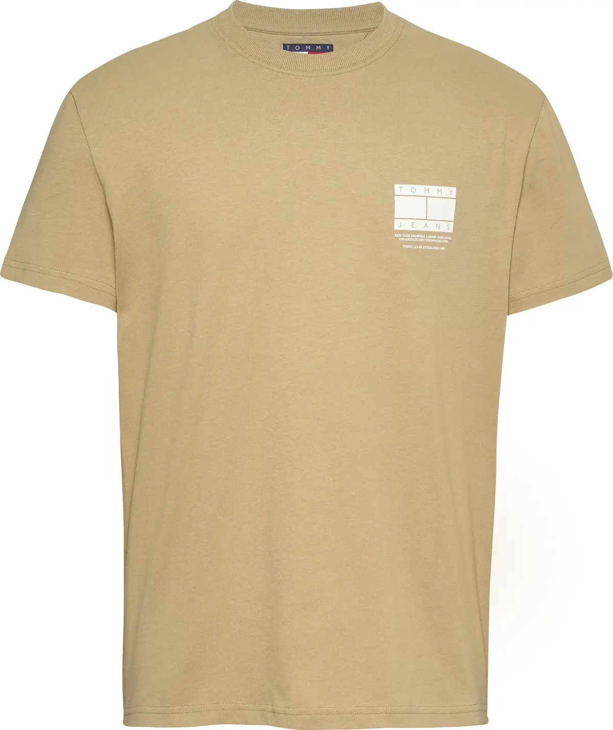 Tommy Hilfiger TJM REG DNA GRAPHIC, ACT Bej Erkek T-Shirt & Polo