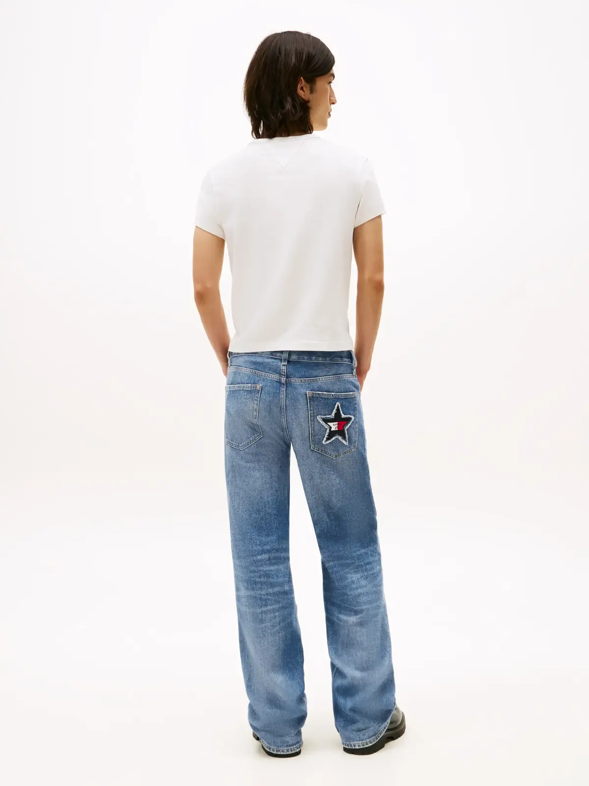 Tommy Hilfiger TOMMY GIRL LR RLXD D, 1A4 Mavi Erkek Jean Pantolon