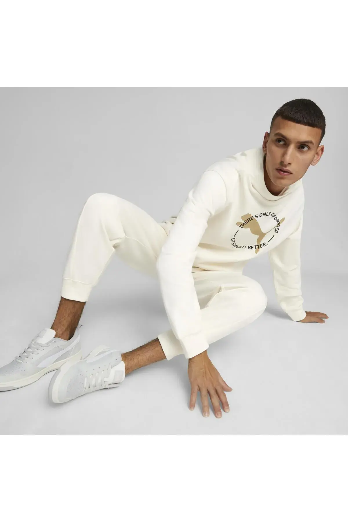 Puma BETTER SPORTSWEAR Hoodie TR Beyaz Erkek Hoodie