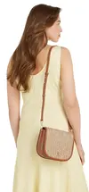 Tommy Hilfiger TH MONOPLAY LEATHER, RBT Bej Kadın Çanta & Cüzdan