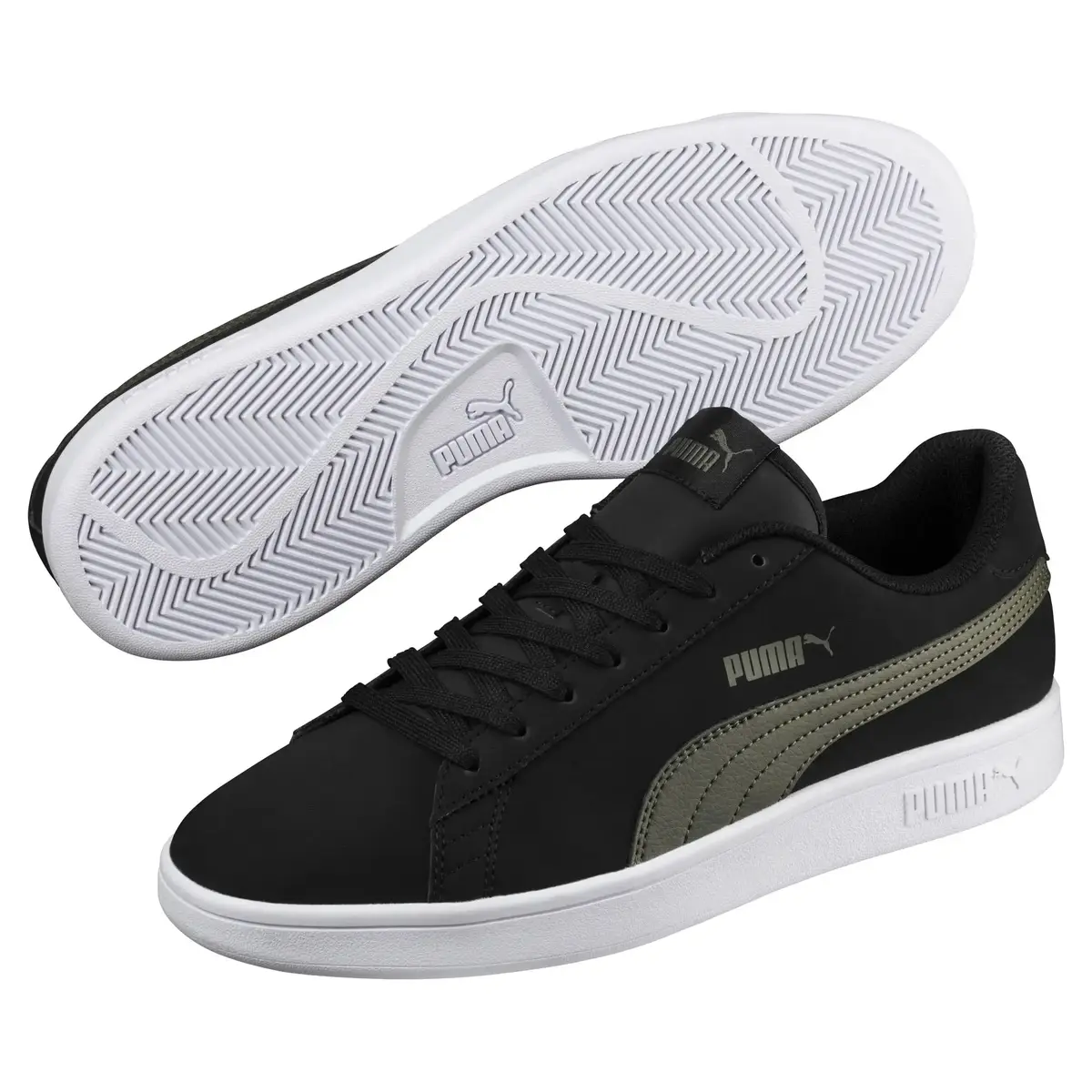 Puma Smash v2 Buck Siyah Erkek/Unisex Günlük Spor Ayakkabı
