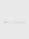 Tommy Hilfiger TH MONOGRAM POOL SLI Kadın Krem Terlik