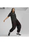 Puma DOWNTOWN Relaxed Graphic Tee Siyah Kadın T-Shirt