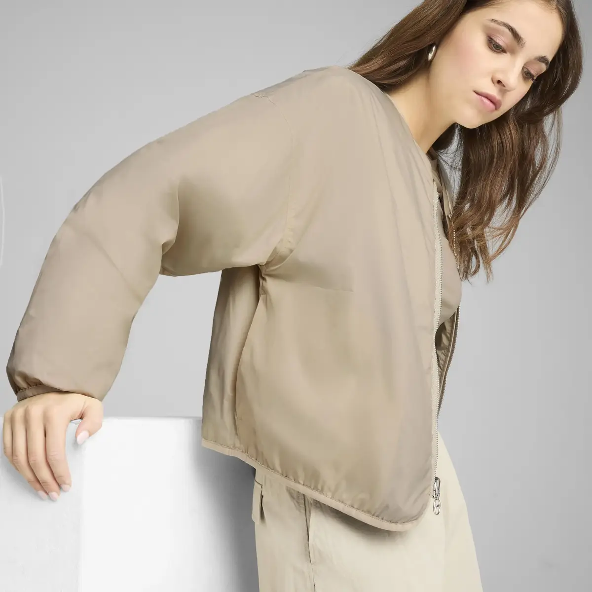 PUMA Reversible Liner Jacket Yeşil Kadın Ceket