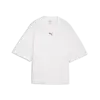 Puma DARE TO Fitted Waist Tee Beyaz Kadın T-Shirt & Polo