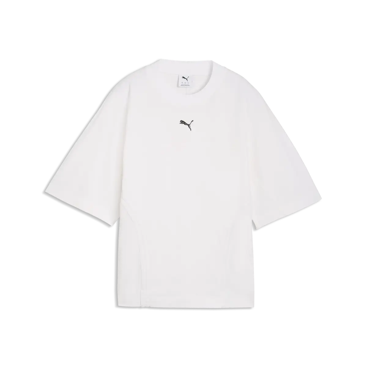 Puma DARE TO Fitted Waist Tee Beyaz Kadın T-Shirt & Polo