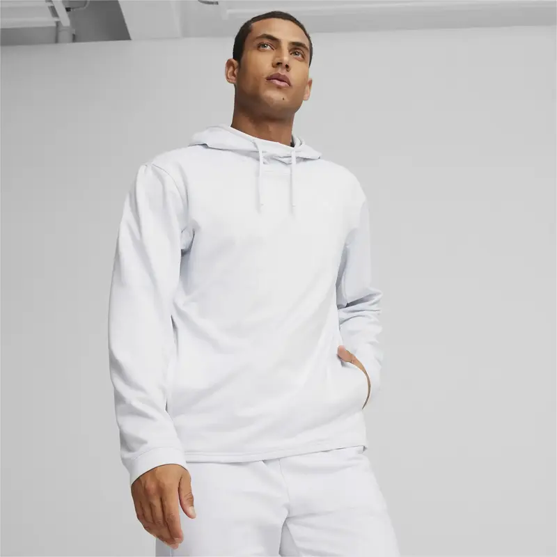 Puma Cloudspun Engineered for Strength Hoodie Gri Erkek Hoodie