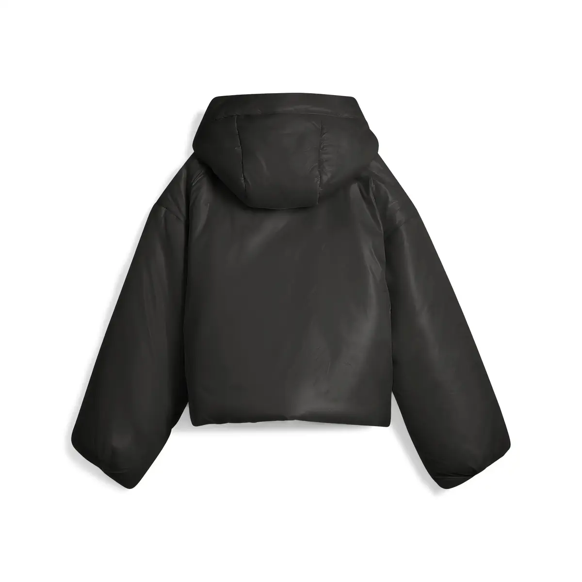 Puma Shiny Hooded Padded Jacket Siyah Kadın Mont