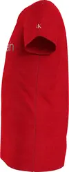 Calvin Klein INST SILVER LOGO SLI Kadın Kırmızı T-Shirt