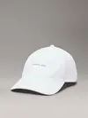 Calvin Klein PRINTED MONOLOGO CAP, YAA Beyaz Kadın Şapka