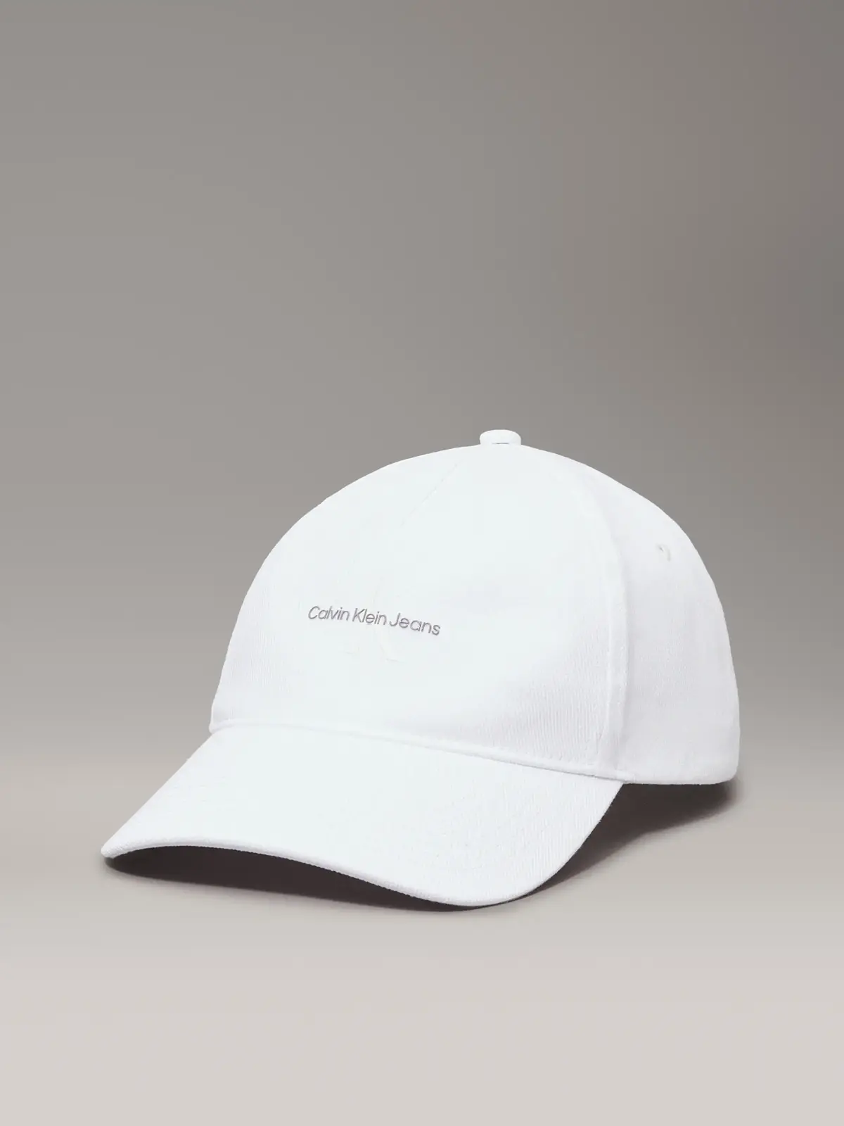 Calvin Klein PRINTED MONOLOGO CAP, YAA Beyaz Kadın Şapka