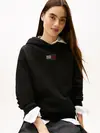 Tommy Hilfiger TJW RLX PARTY FLAG H, BDS Siyah Sweatshirt