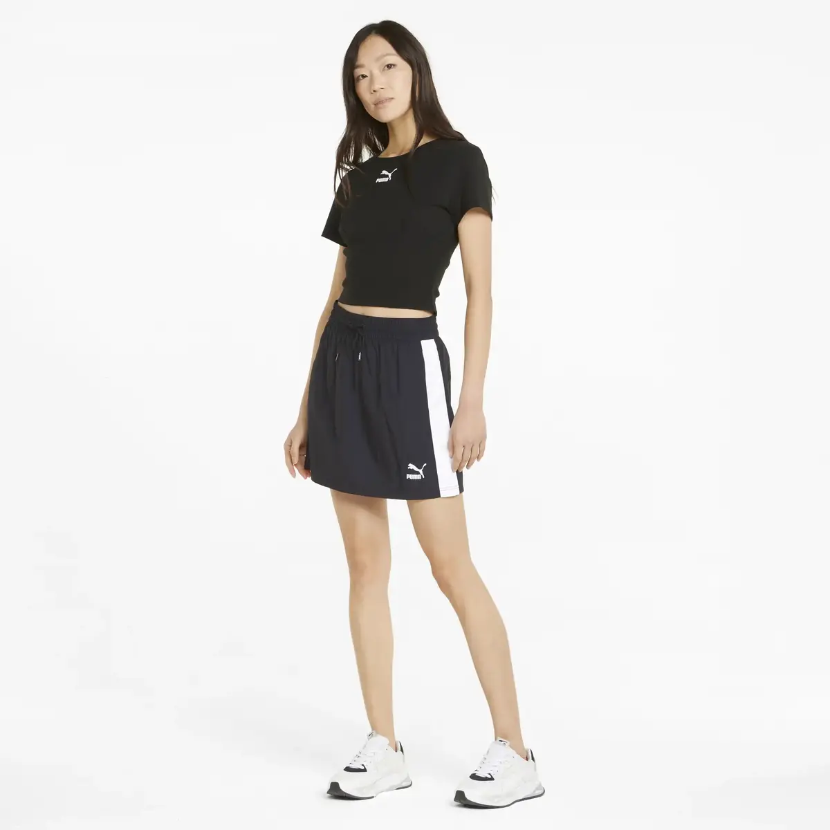 Puma T7 Woven Skirt Siyah Kadın Etek
