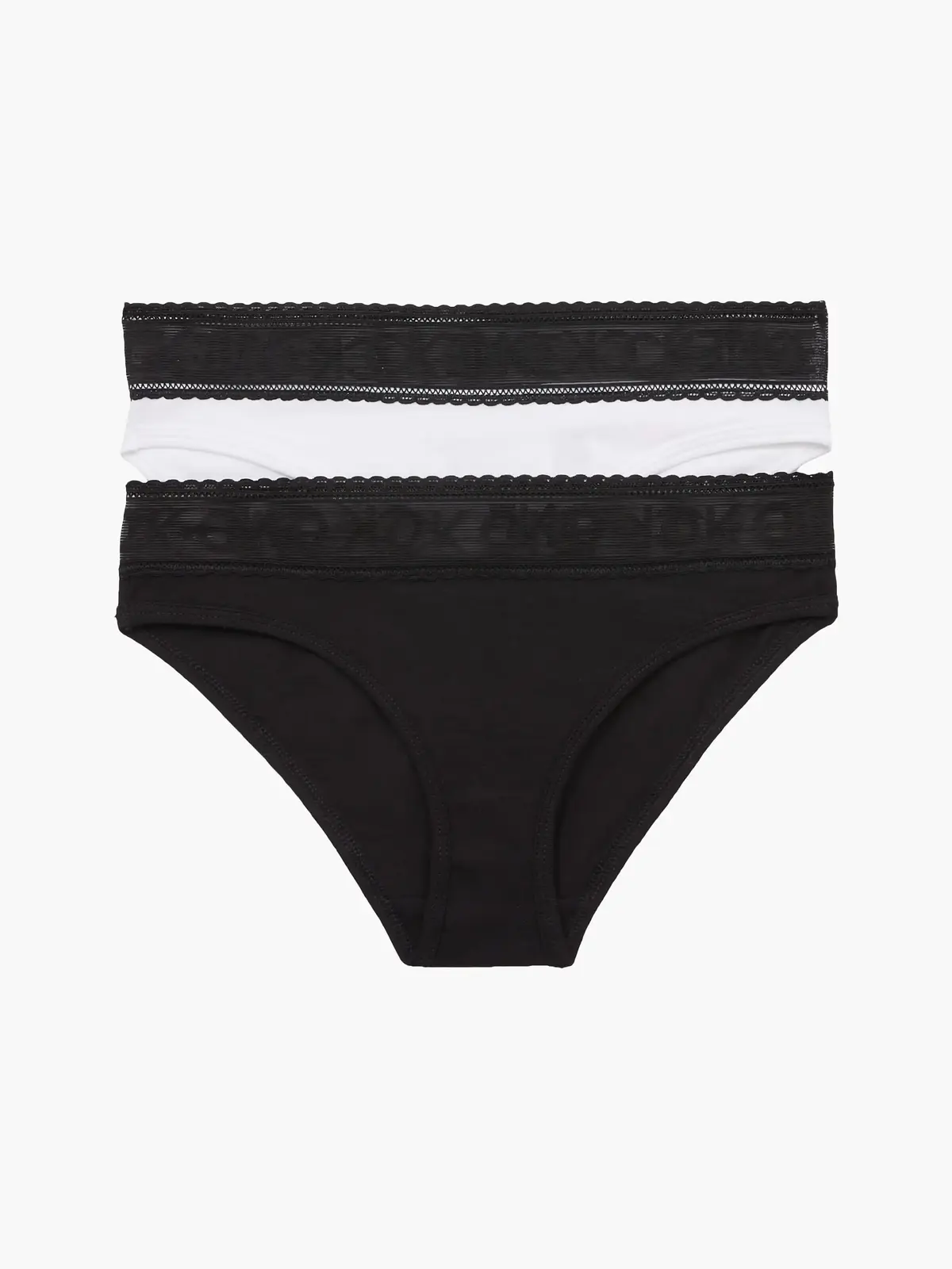 Calvin Klein 2PK BIKINI-LACE Kadın Siyah Bkini Külot Set
