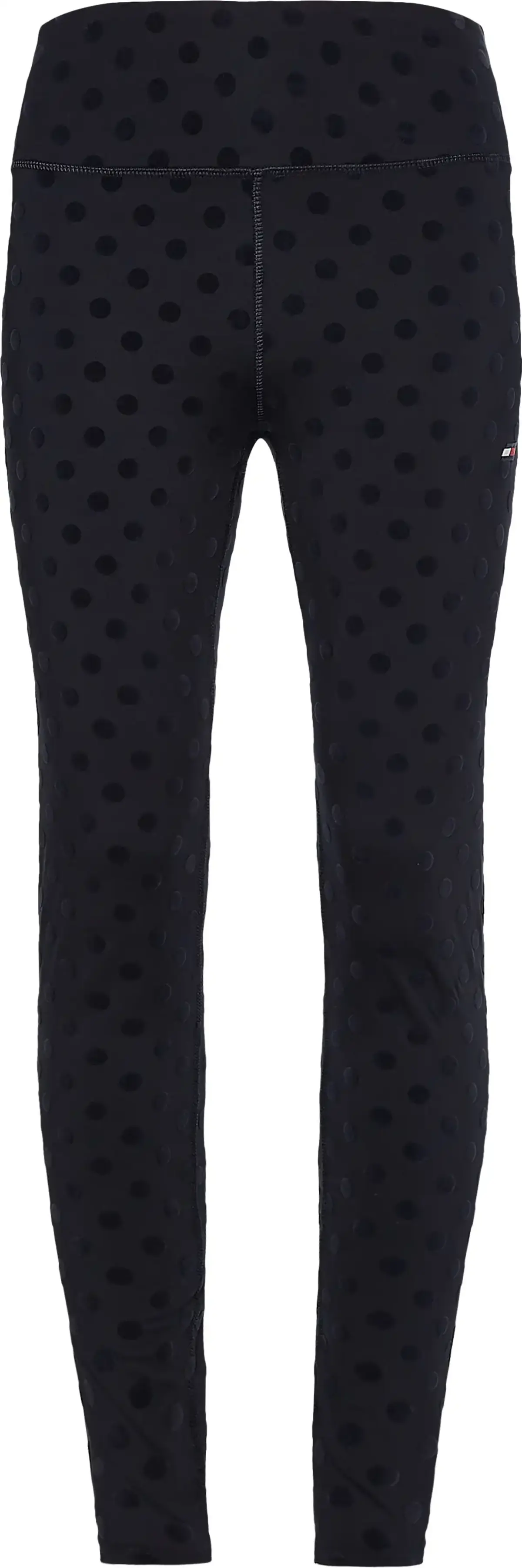 Tommy Hilfiger RW POLKA DOT AOP LE Kadın Siyah Tayt